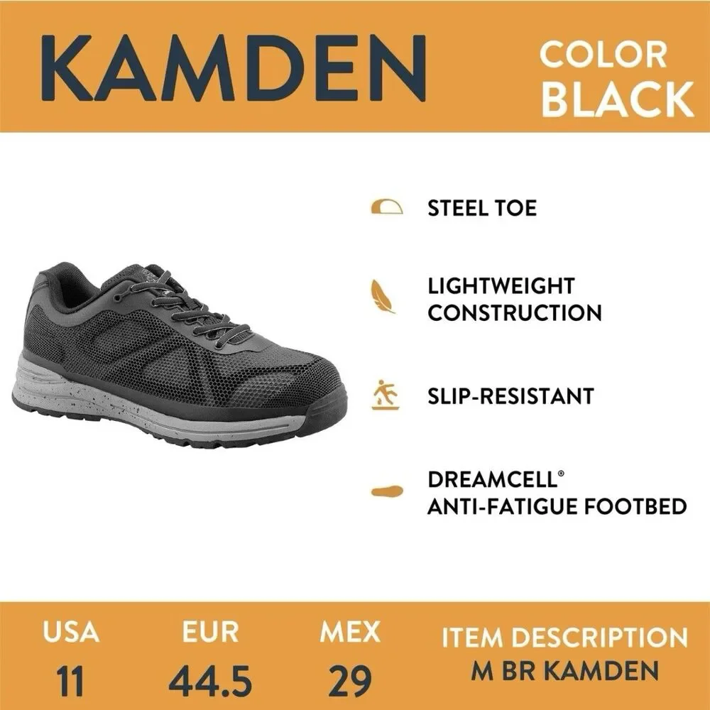 Brahma Men Kamden Steel Toe Athletic Work Safety Shoes NEW Black Size 11